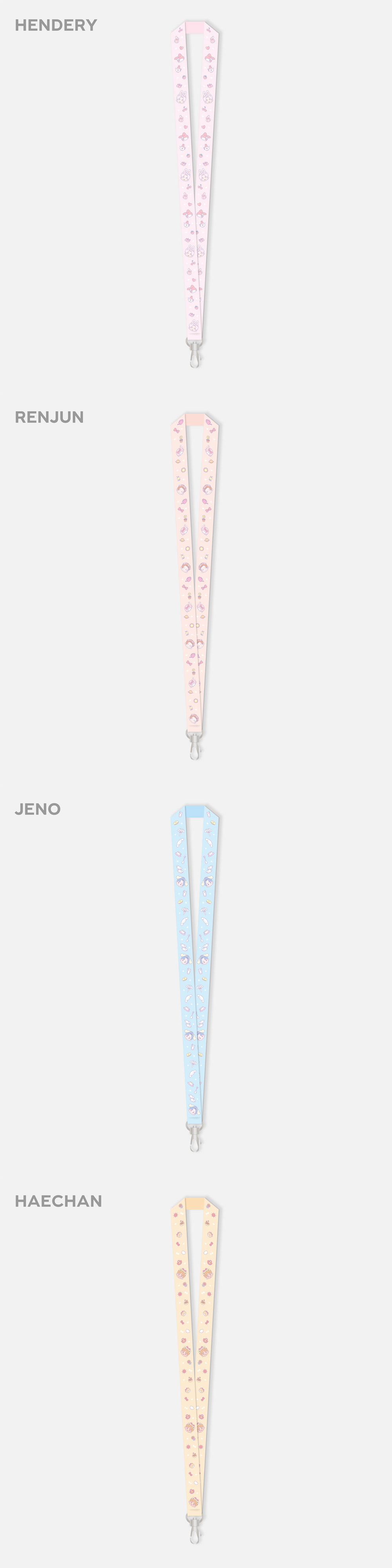 NCT - NCT x SANRIO CHARACTERS コラボグッズ6点セット（マーク） NCT x SANRIO CHARACTERS - LANYARD